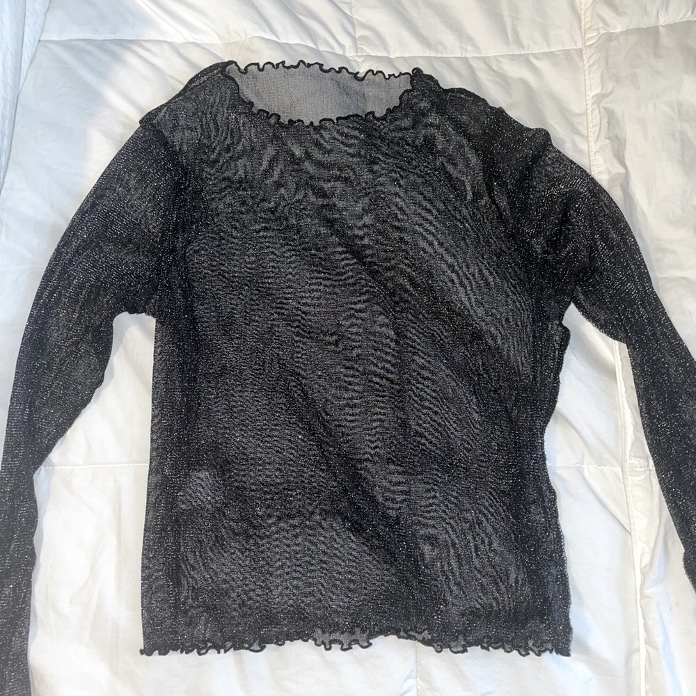 BRANDY MELVILLE SHEAR SPARKLY TOP